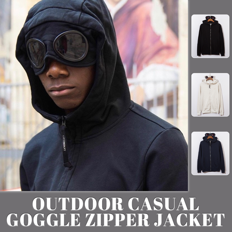 Outdoor Casual Goggle Zipper Jacket