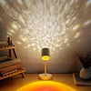 Water Ripple Atmosphere Lamp Double Head Sunset Table Lamp Living Room Bedroom Live Room Background Sunset Table Lamp