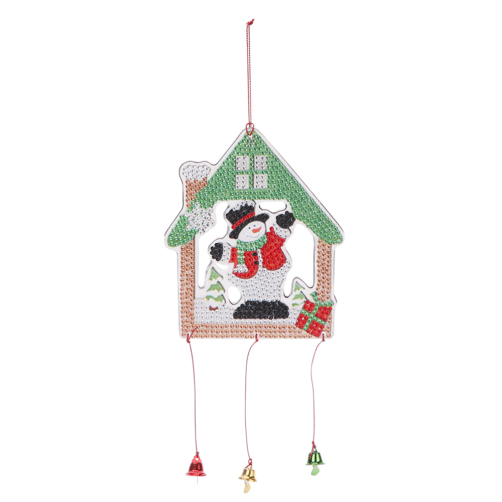 

House Snowman Acrylic - 5D DIY Craft Pendant, 501 Original