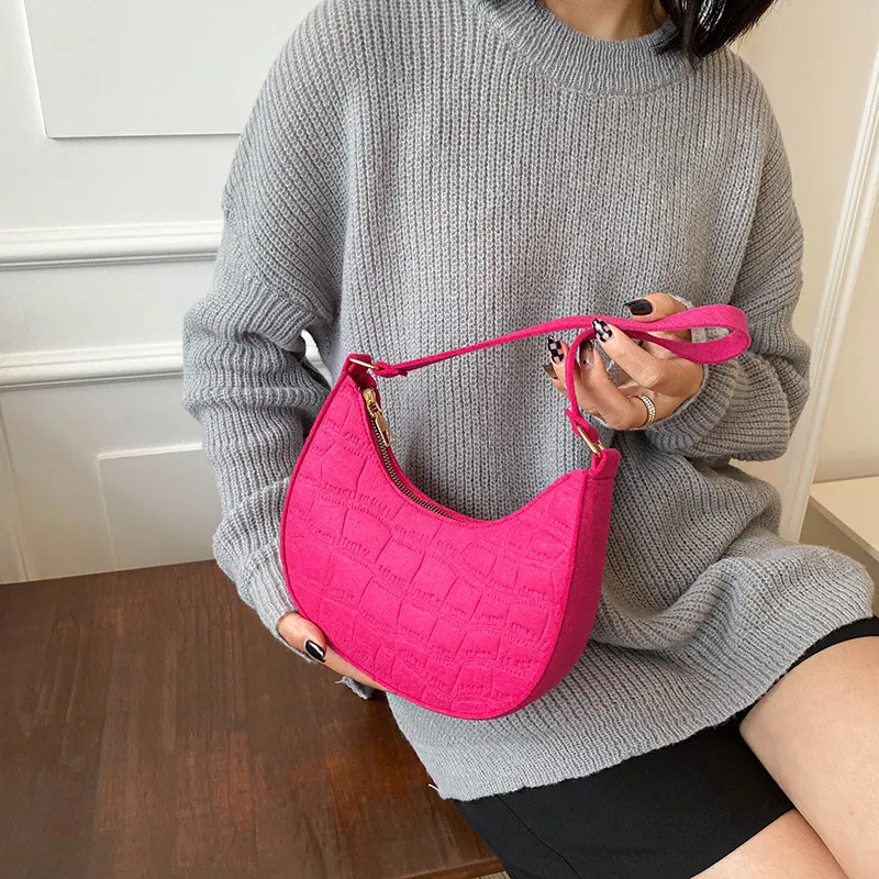 Fashion Women Handbag Solid Color Casual Mini Underarm Bag Female Green Chain Shoulder Pouch Hot sale Ladies Leather Tote bag