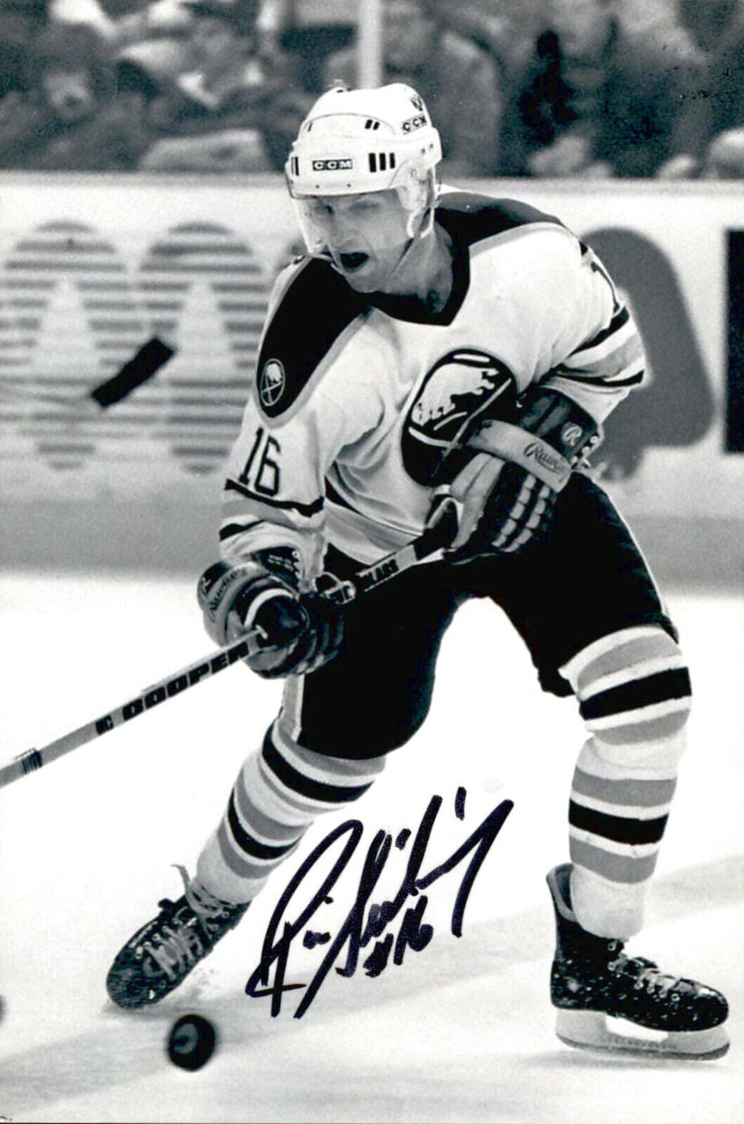 Ric Seiling SIGNED autographed 4x6 Photo Poster painting BUFFALO SABRES #5