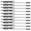 [US Local Warehouse] 10Pcs Flush Mount Extension Bolt with Rod Latch Slide Bolt Lock for French Doors