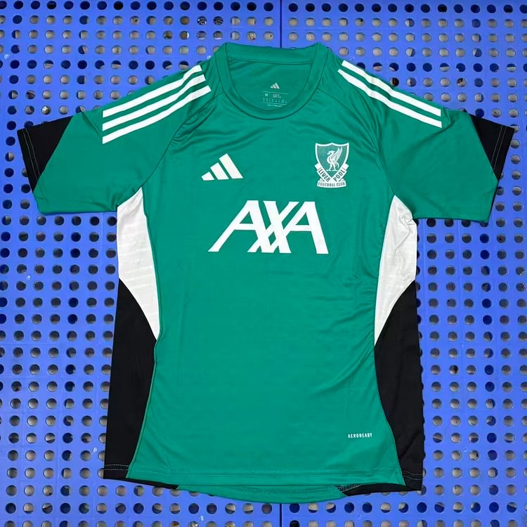 Liverpool 26-27 season training kit green jersey - fan version