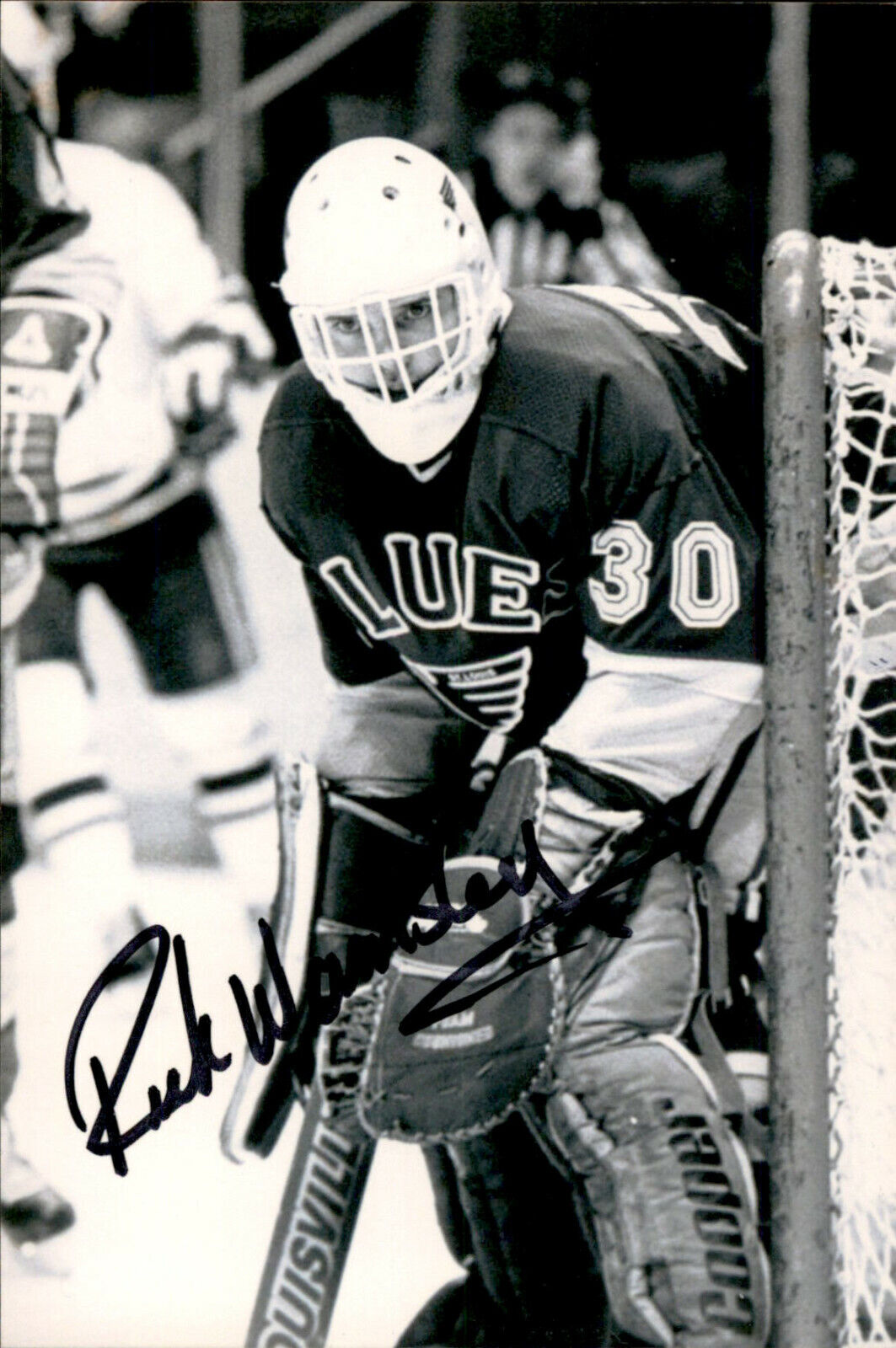 Rick Wamsley SIGNED autographed 4x6 Photo Poster painting ST LOUIS BLUES #3