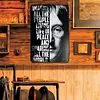 John Lennon - Panneaux en &eacute;tain m&eacute;tallique(20*30cm/30*40cm) - Musique