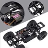 AMK 313mm Wheelbase RC Crawler Chassis Frame Builders Kit with 2-Speed Transmission 35T 550 Motor for TRX4 D90 DIY Upgrade (Chassis with Wheels)