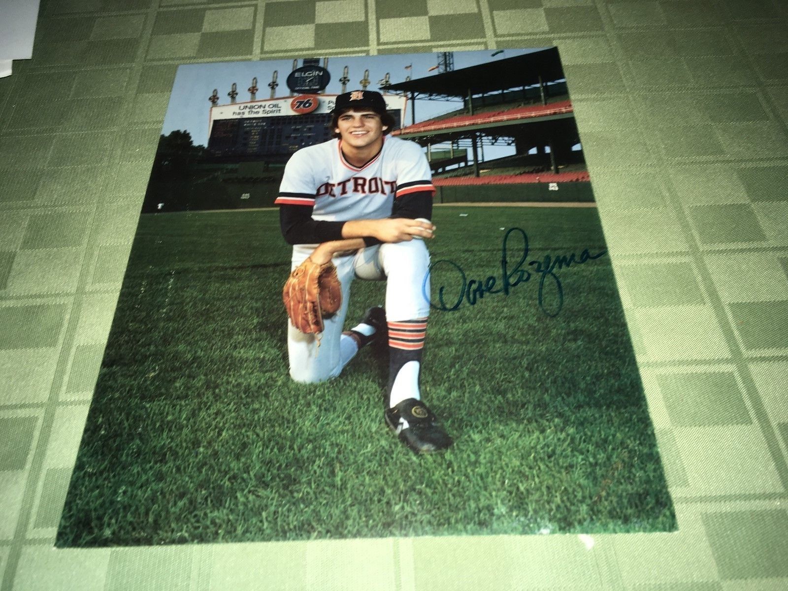 Dave Rozma Detroit Tigers Signed 8 x 10