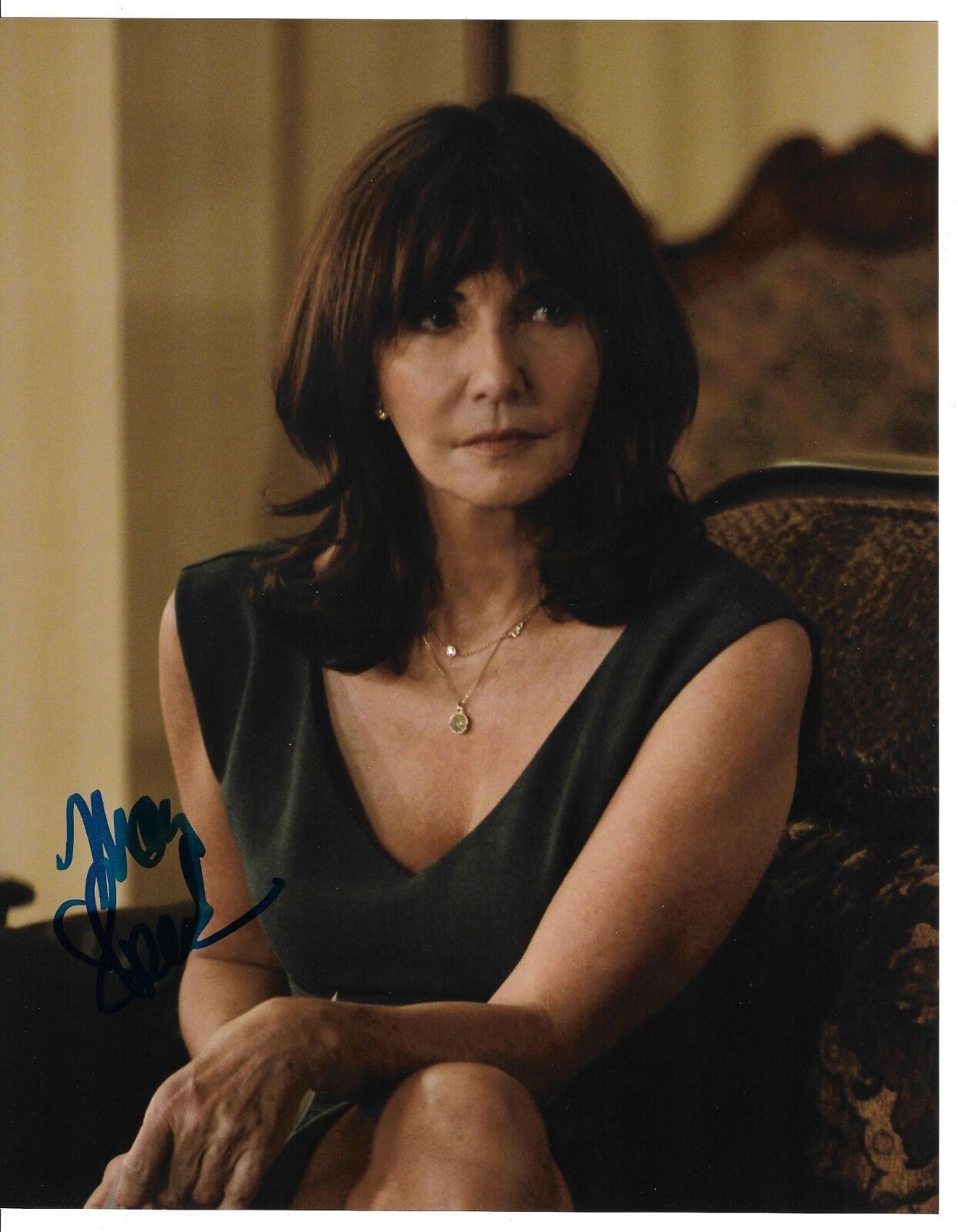 Mary Steenburgen autographed 8x10 Photo Poster painting COA Justified 'Katherine Hale'