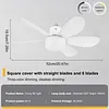 Socket Fan Light with Remote Screw in Ceiling Fan in Light Socket for Bedroom