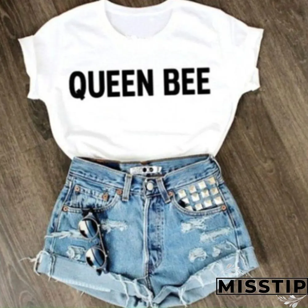 Orange Fashion Casual Daily O Neck Short Sleeve Regular Sleeve Regular Letter Character Tops