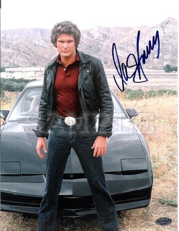 David Hasselhoff Signed 8x10 Photo Poster painting RP -  Shipping! Knight Rider