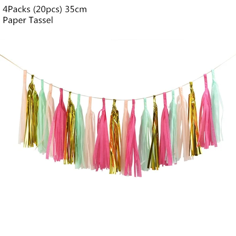 Hawaii Party Luau Flamingo Party Decorations Pineapple Summer Tropical Party Supplies Hawaiian Birthday Party Decor Wedding