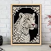 Diamond Painting-DIY Special Shaped Drill Pearl Painting Cheetah(30x40cm)