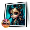 Diamond Painting-Round AB Drill Dragon and Girl(45*45 CM)