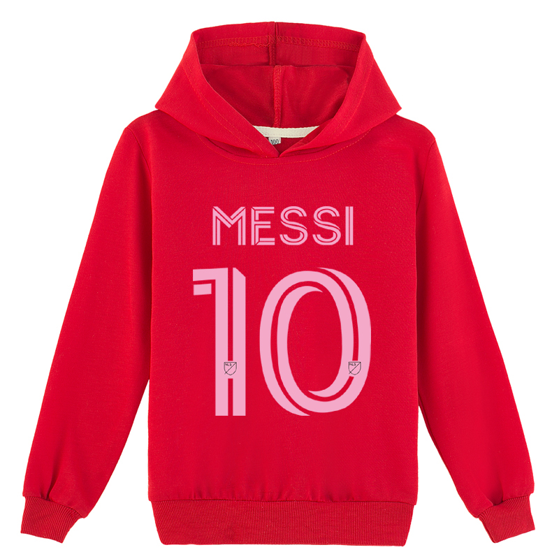 Mayoulove Messi Inspired Hoodie for Kids - Unisex Soccer Sweatshirt, Perfect Gift for Boys & Girls, Sports Fan Apparel-Mayoulove