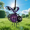 In-Sect Simulation Light with Elastic Spring Lights Decorations Figurine Solar Hanging Flying Insects Lamp for Outdoor