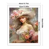 Victorian Woman-11CT Stamped Cross Stitch 40*50cm/15.75*19.69in