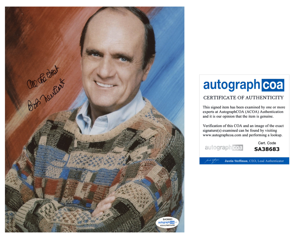 BOB NEWHART SIGNED 8X10 Photo Poster painting AUTOGRAPHED COMEDY LEGEND