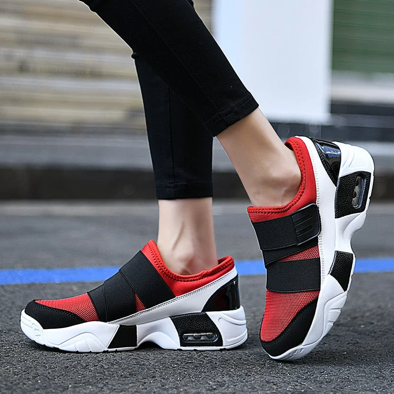  2022 New Spring Sneakers Women Lazy Shoes Plus Size 35-42 Fashion Breathable Shoes Comfortable Running Casual Sneakers De Mujer