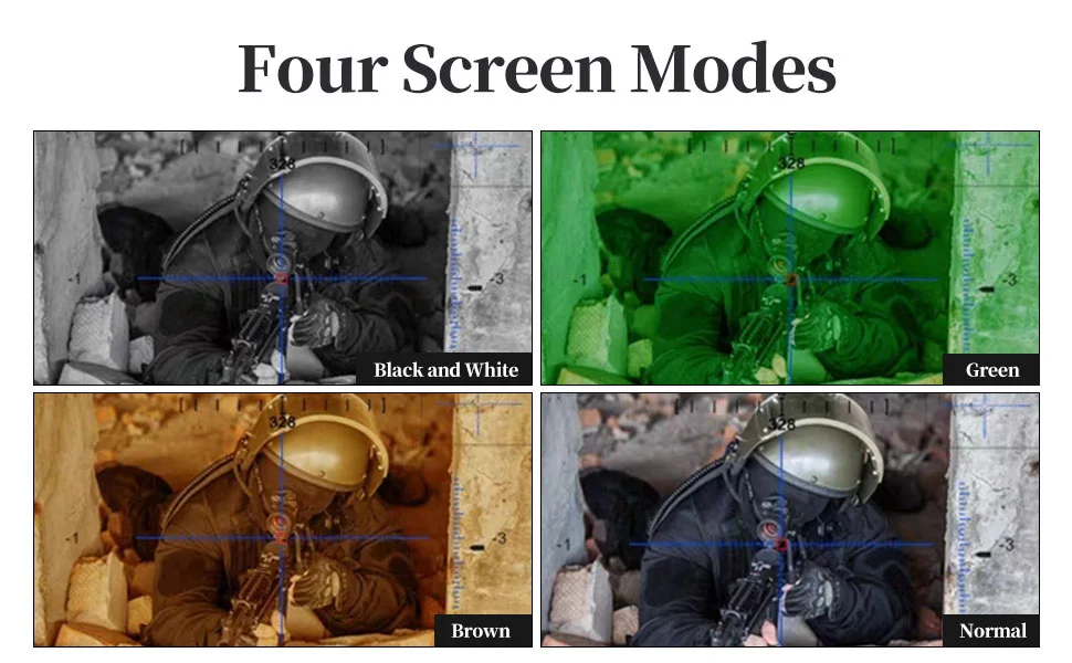 Digital Night Vision Scope HD 3.7-11X50 Tactical Sight Hunting Monocular Night Vision Weapon Riflescope