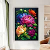 Peony - 11CT Stamped Cross Stitch 40*60cm/15.75*23.62in