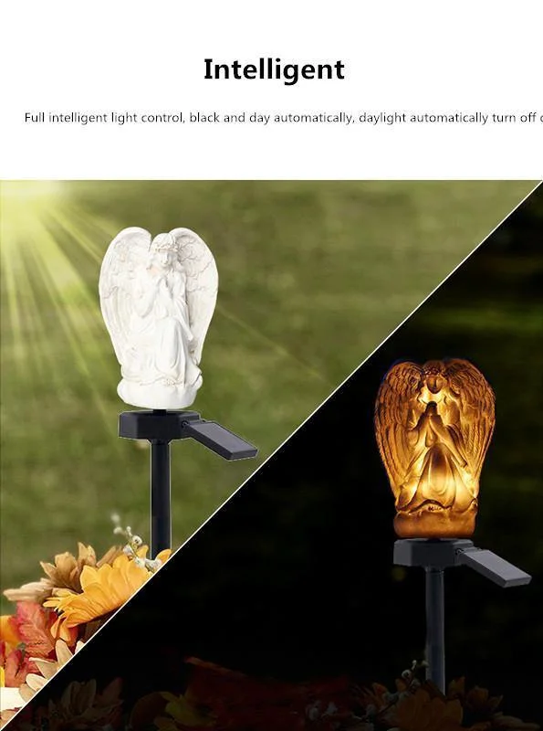 Outdoor Angel Pattern Solar Light