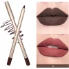 BIVANFE Lip Liner Cruelty Free Vegan Private Label Cosmetics Makeup Dark Brown Matte Waterproof Creamy Lipliner