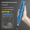 Small Fully Automatic Chisel Woodworker Bonsai Root Carving Lithium Battery Handheld Carving Machine Set