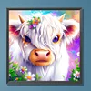 Highland Yak - Round Drill Diamond Painting - 30*30CM
