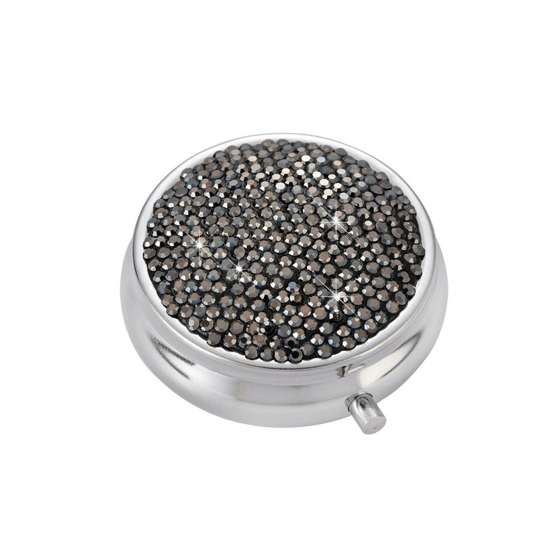 2 Pieces Casual Elegant Glam Solid Color Stainless Steel Rhinestone Soft Clay Storage Container Box