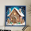 Xmas House-11CT Stamped Cross Stitch 50*50cm