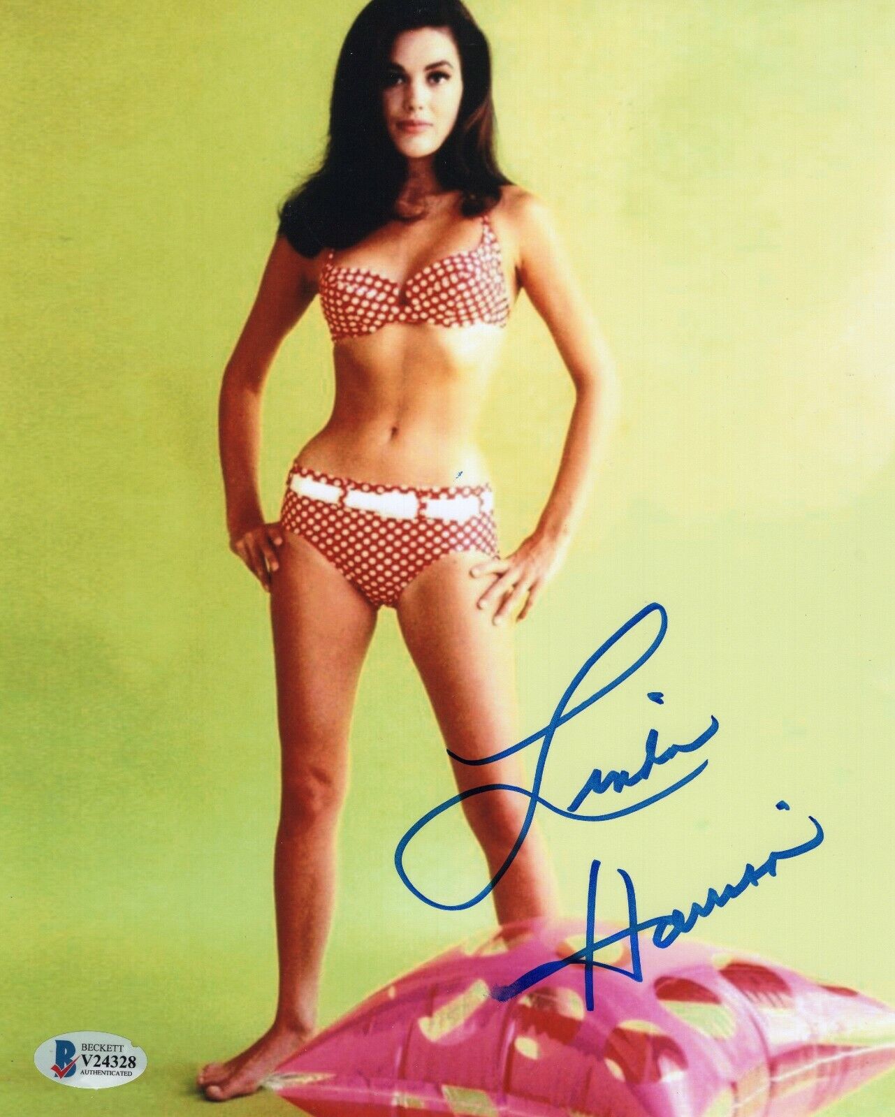 Linda Harrison Signed Planet of The Apes 8x10 Photo Poster painting w/Beckett COA V24328