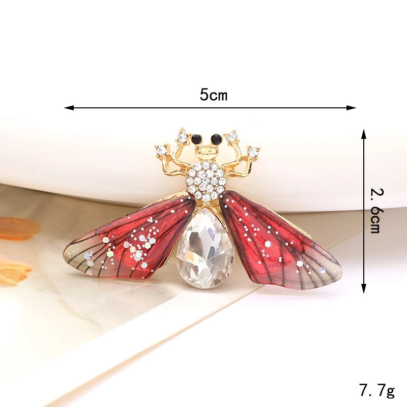 1 Piece Alloy Rhinestones Bee DIY Ornament Accessories Jewelry Accessories