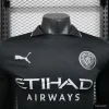Manchester City 2025-2026 Player Version Away Long Sleeve Black Shirt