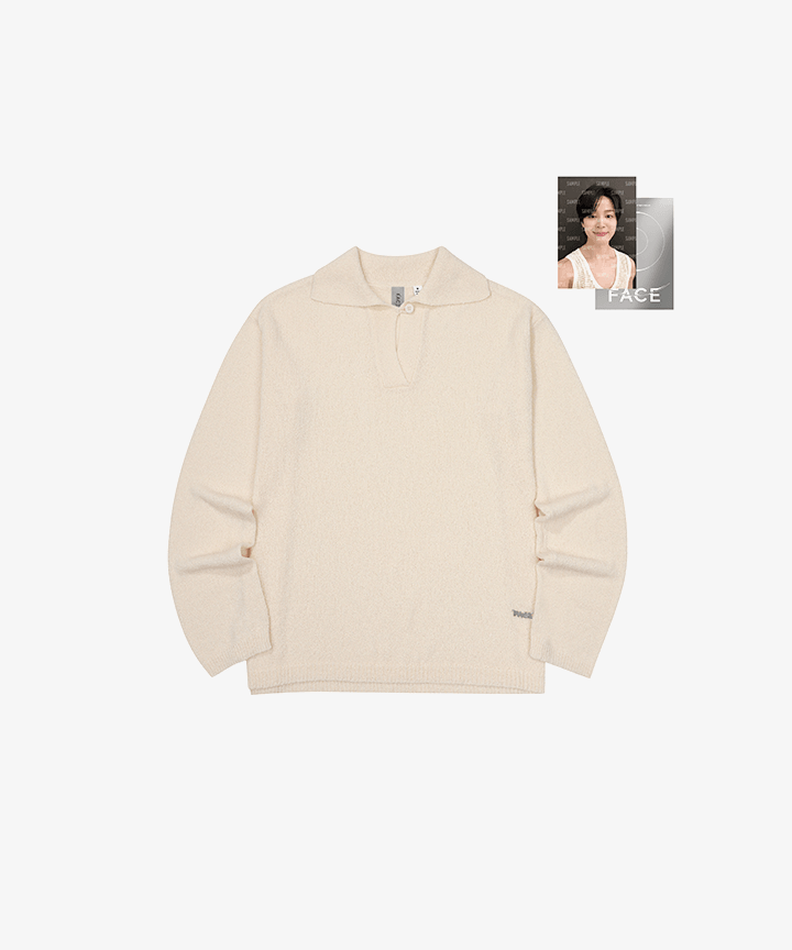 BTS Jimin Solo Album Face Knit (Ivory)