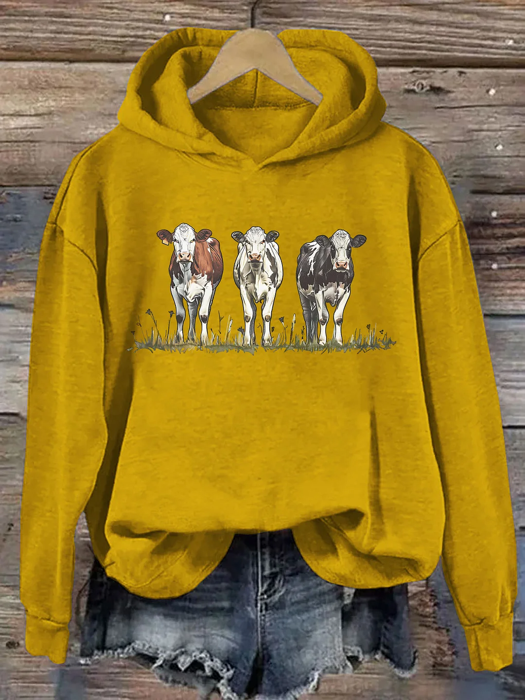 Western Cows Hoodie