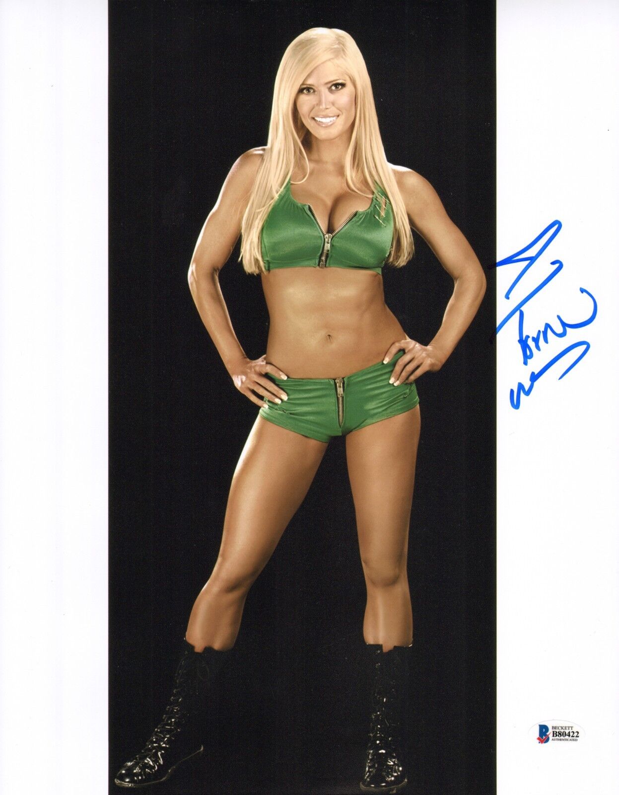 Torrie Wilson Signed 11x14 Photo Poster painting BAS COA WWE Pro Wrestling Playboy Picture Auto