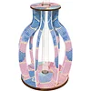 Diamond Painting Wood Blue Pink Flower Vase Ornaments for Home Office Decor