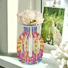 Mandala en bois acrylique - Vase artisanal 5d bricolage