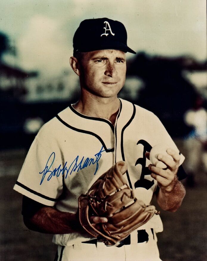 MLB Pitcher BOBBY SHANTZ Signed Photo Poster painting