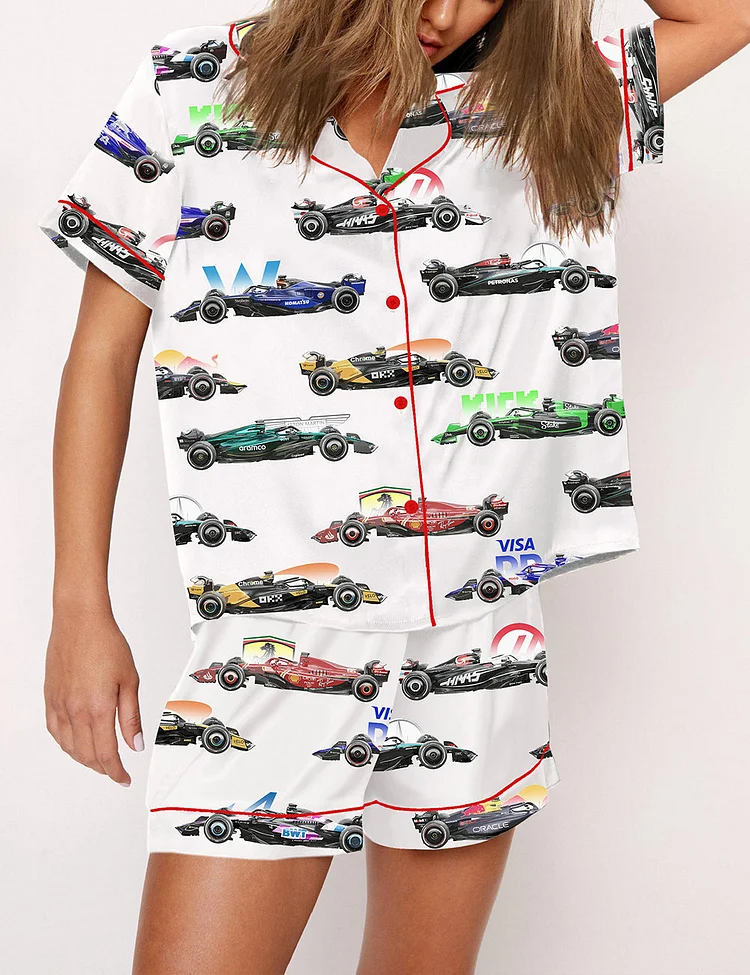 Women's Formula 1 Driver Car Pajama Set