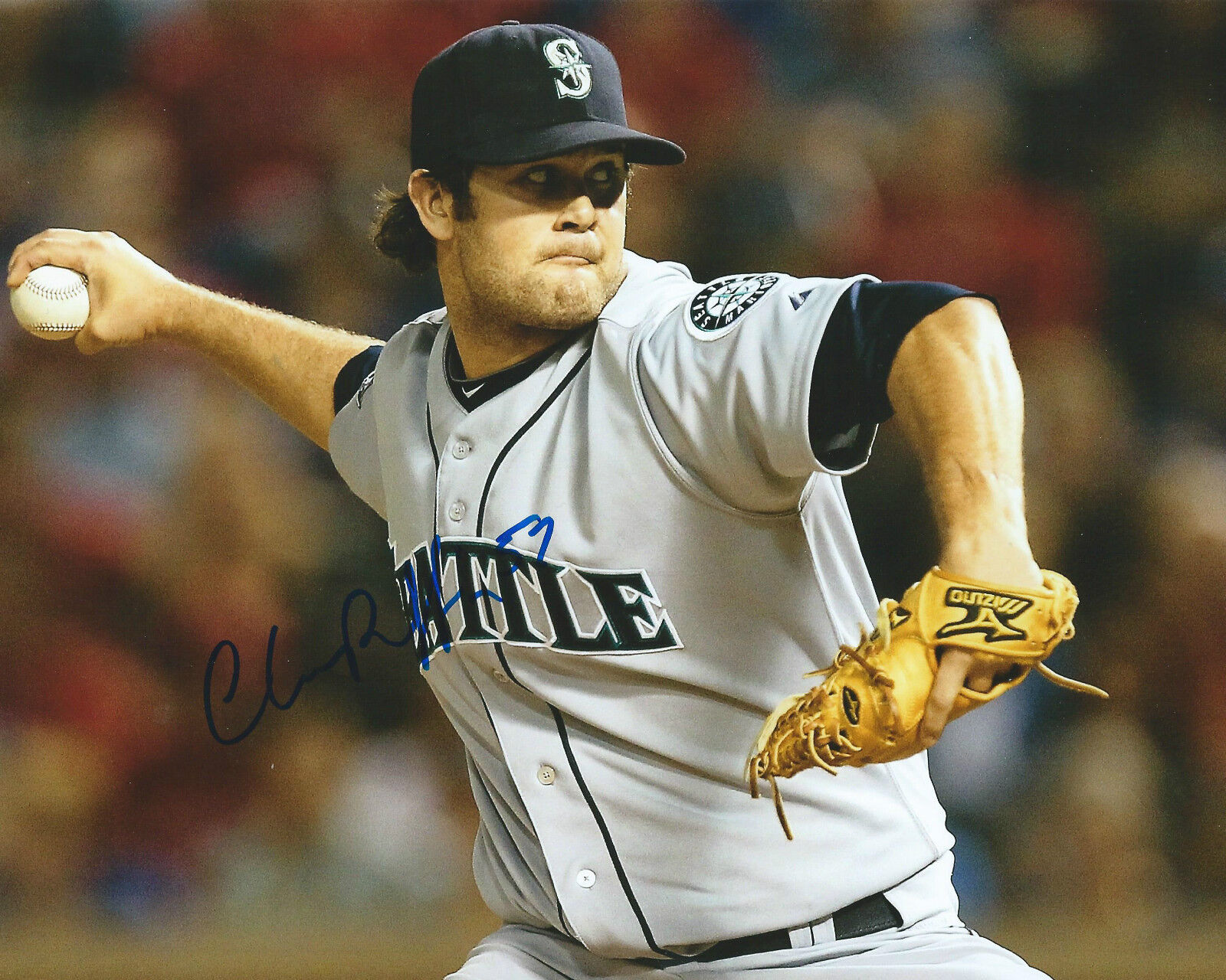 **GFA Seattle Mariners *CHANCE RUFFIN* Signed 8x10 Photo Poster painting C1 COA**