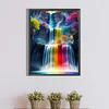>SALE<5D DIY Full Round Drill Partial AB Diamond Painting Waterfall Art Decor 45x60cm
