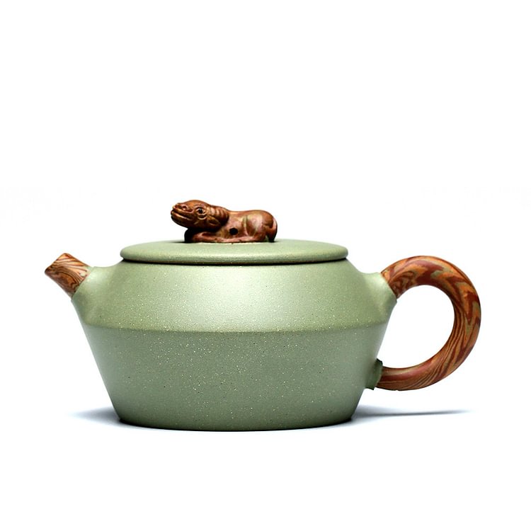 Yixing Purple Clay Handmade Teapot - Lucky Bull