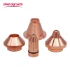DNE Laser Nozzle CINCINNATI Lasermech Raytools Head Parts With Nut Base Bullet Shape Single Double Layer 1.2 1.5 Pure Copper