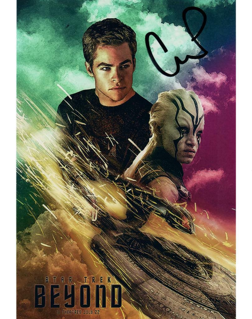 Chris Pine Signed 8x10 Picture Autographed Photo Poster painting with COA