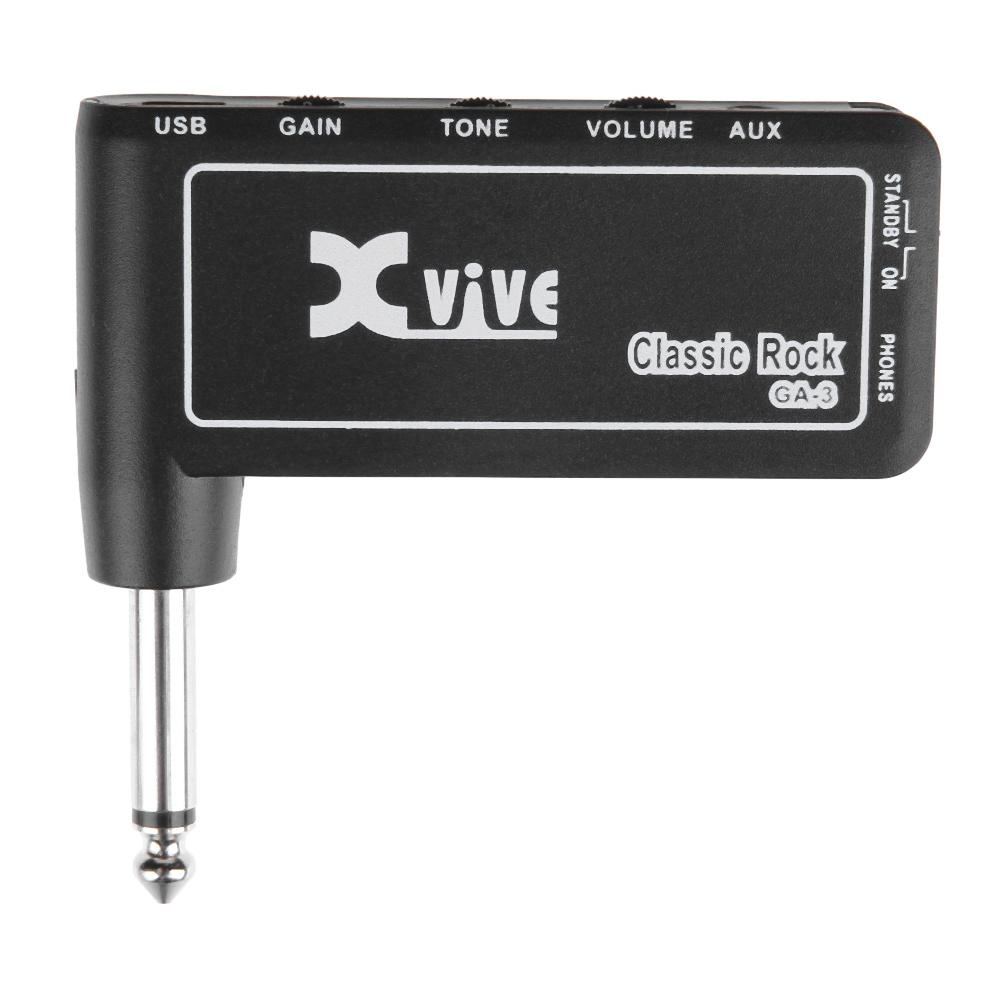 

Xvive GA-3 Rock Mini Portable Electric Guitar Plug Headphone Amplifier, 501 Original