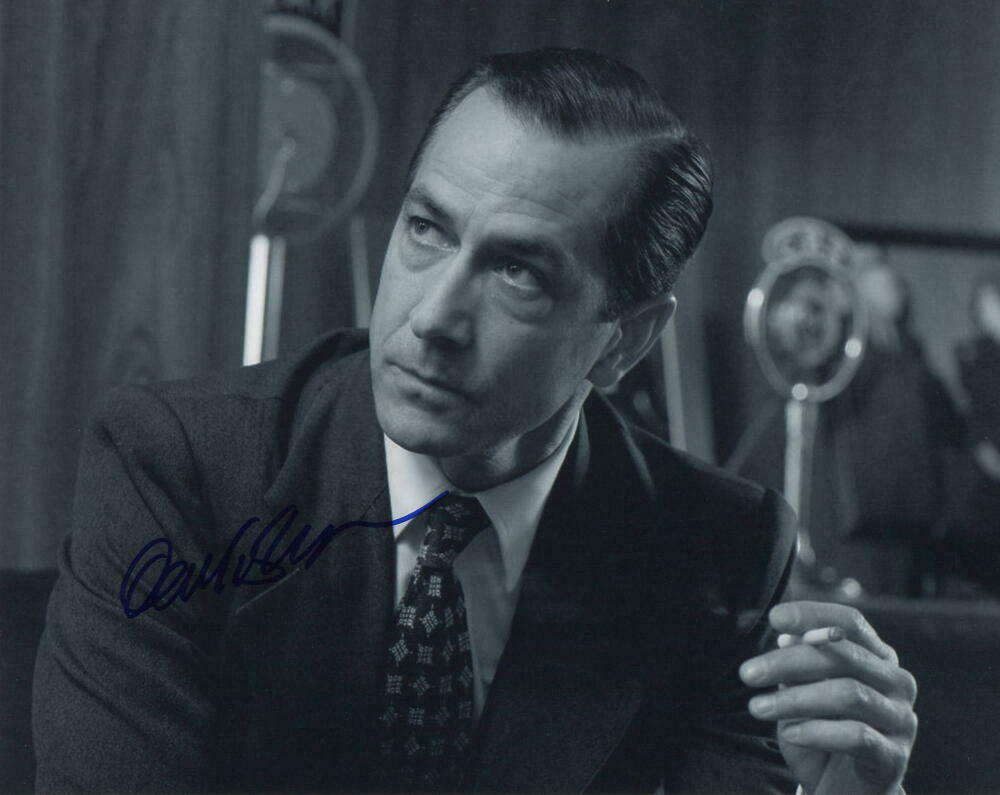 DAVID STRATHAIRN SIGNED AUTOGRAPH 8X10 Photo Poster painting - EDWARD R MURROW, EIGHT MEN OUT