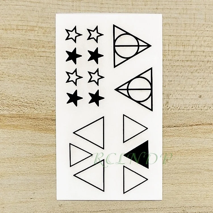 Waterproof Temporary Tattoo Sticker on body little birds stars love tatto ear face eye flash tatoo fake tattoos for girl women