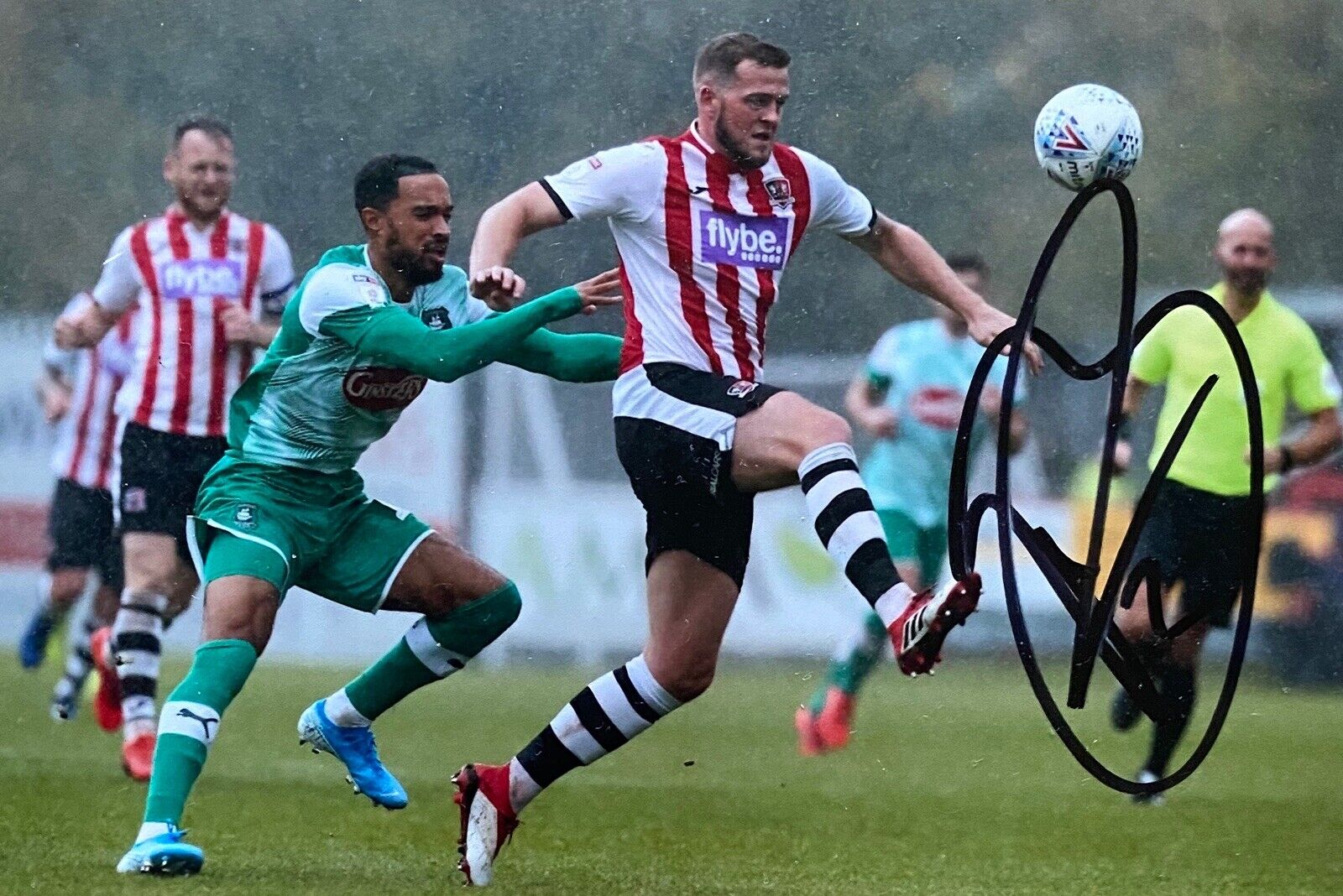 Jake Taylor Genuine Hand Signed 6X4 Photo Poster painting - Exeter City 5